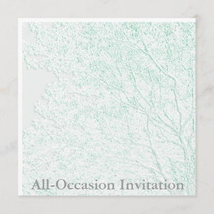 Invitation Arbre de vie/Invitation à toutes occasions en form