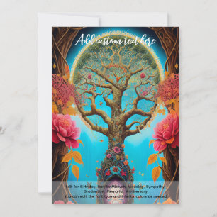Invitation Arbre de Vie Mystique de l'Art Sacré Rêveur Spirit