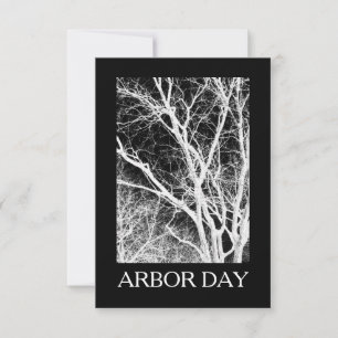 Invitation arbre fantôme du jour de l'arbour