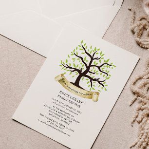 Invitation Arbre généalogique de la Réunion Familiale Annuel 