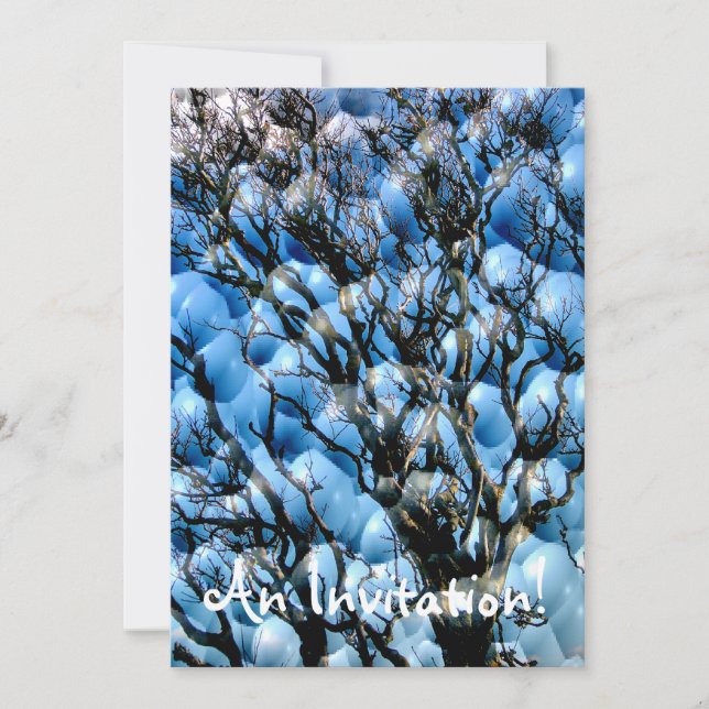 INVITATION ARBRES (Devant)