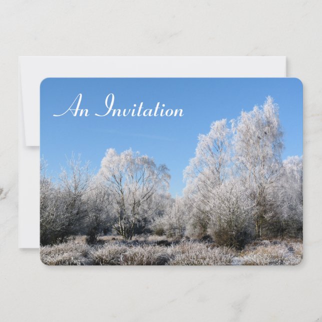 INVITATION ARBRES D'HIVER (Devant)