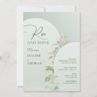 Arc Boho verdure florale blush Monter et briller