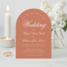 Arc de calligraphie simple et élégante Mariage en 