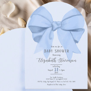 Invitation Arc de cercle de Baby Shower C'est un Garçon avec 