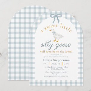 Invitation Arc de cercle pour Baby Shower avec un thème de ca