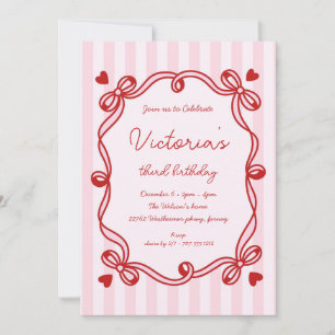 Invitation Arc de naissance chic dessiné à la main