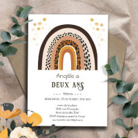 Arc en ciel Boho 2e anniversaire