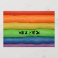 Arc en ciel de Squishy Dough