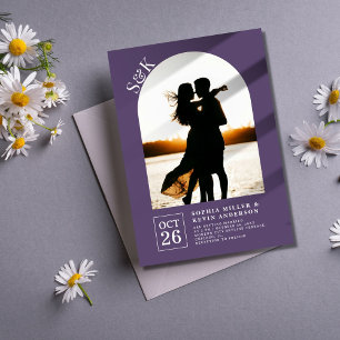 Invitation Arc moderne I Photo I Mulled Vin I Mariage