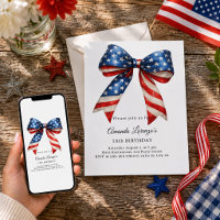 Arc patriotique USA rouge blanc bleu anniversaire