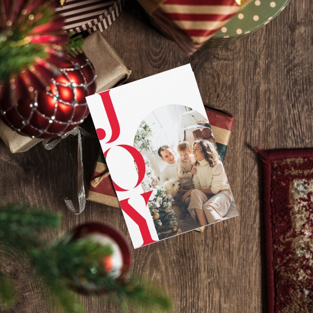 Invitation Arc photo minimal moderne Joie (Créateur téléchargé)