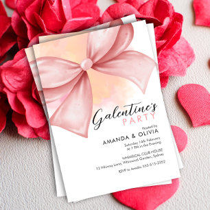 Invitation Arc rose Moderne Galentine's Day
