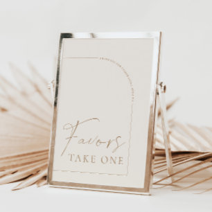 Invitation Arch Moderne Calligraphie Favorisant le signe Mari