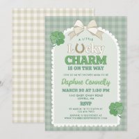 Arche de Baby Shower Chance Porte-Bonheur Ruban Bl