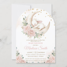 Arche de Baby shower floral rose-rose-doux