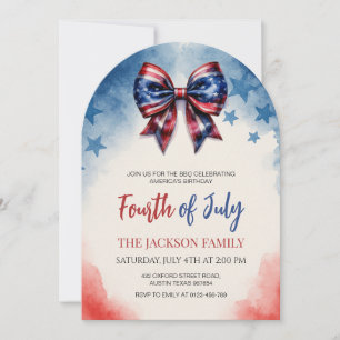 Invitation Arche du 4 juillet du drapeau américain