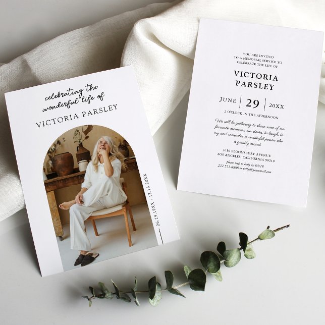 Invitation Arche photo commémorative de la fête de la vie (Créateur téléchargé)