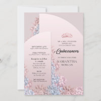 Arche rose or rousse rose ressort Quinceanera