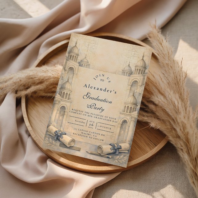 Invitation Architecture Drafting Tools Graduation (Créateur téléchargé)