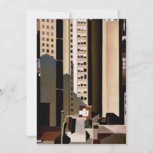 Invitation Architecture vintage, gratte-ciel par Sheeler, 192
