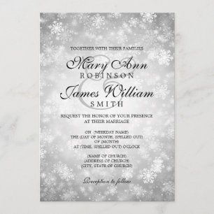 Invitation Argent élégant d'étincelle du pays des merveilles