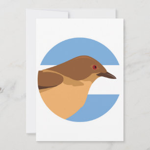 Invitation Argentine Red ovenbird Argentine