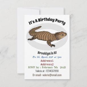 Invitation Armadillo girdled lizard