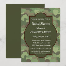 Army White rose élégante douche nuptiale