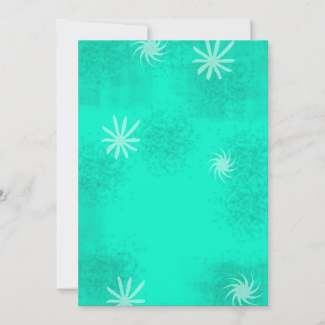 Invitation Arrière - plan de style des années 50 (Devant)