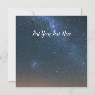 Invitation Arrière - plan Galaxy de la Voie Lactée | Stars du