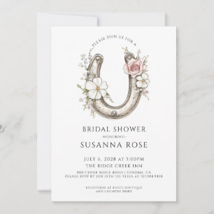 Invitation Arrosoir Floral à l'aquarelle Enterrement de vie d