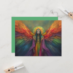 Invitation Art de l'ange guide spirituel de la déesse arc-en-