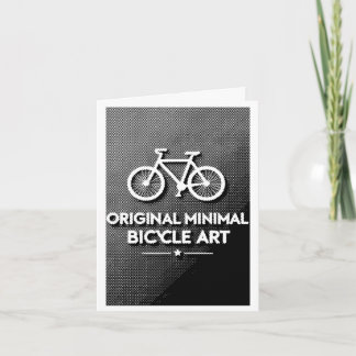 Invitation Art de vélo minimaliste