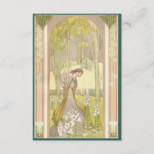 Invitation Art Déco féminine personnalisable