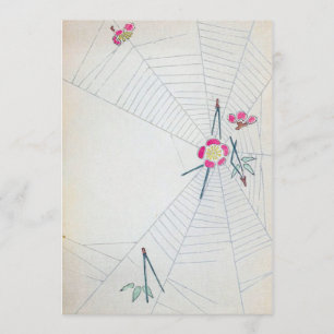 Invitation Art japonais vintage