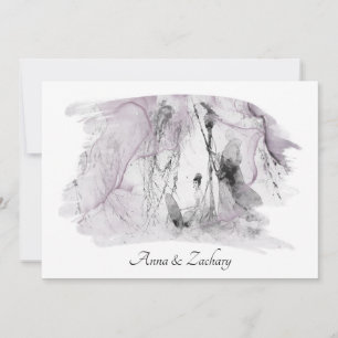 Invitation *~* Art Japonaise RSVP QR AR27 Mariage