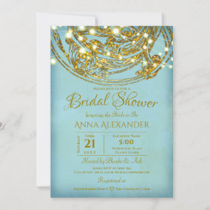 Invitation Art Nouveau d'inspiration bohème, indienne