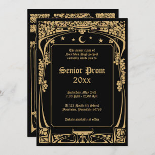 Invitation Art Nouveau Prom
