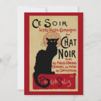 Art Nouveau vintage, Ce Soir Conversation Noir Cha