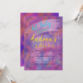 Invitation Art Party - fête d'anniversaire