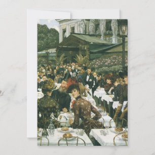 Invitation Art victorien par Tissot, Fête des mariées de déje