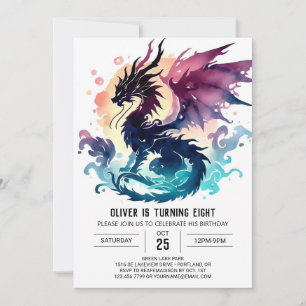 Invitation Artisan Dragon Anniversaire