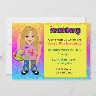 Invitation Artiste