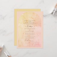 Artistique rose et jaune Géométrique Christian Inv