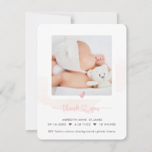 Invitation ArtsApp H2 Merci de douche+Faire-part de naissance