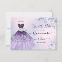 ArtsApp H2 Ombre Violet Parkling Quinceanera