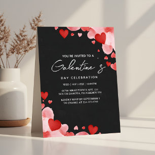 Invitation As Love Cute Femme Ado Fille Galentines Jour Fête