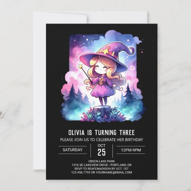 Invitation Assistant Adorable Enfants Anniversaire (Devant)
