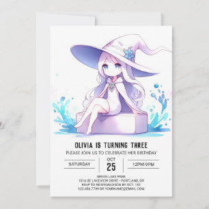 Invitation Assistant Imaginaire Pastel Anniversaire